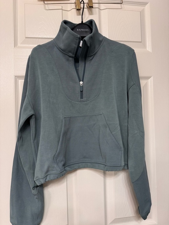 lululemon athletica Tops - lululemon athletica Sage Green Half-Zip Pullover Tunic